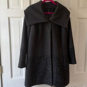 Alfani Winter Wool Coat with Boucle Sz Large